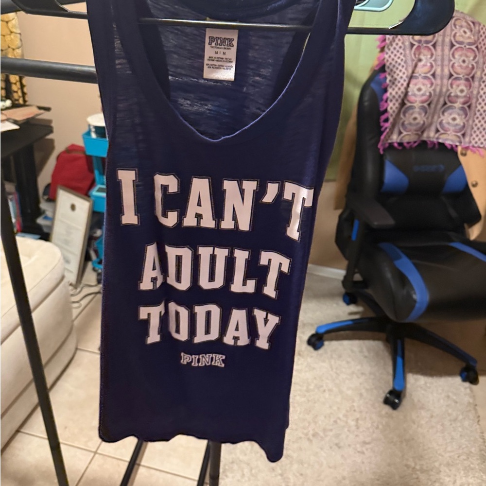 PINK Victoria's Secret Navy Tank Top